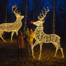 Lichtkonzepte Weihnachtsbeleuchtung Winterbeleuchtung MK-Illumination Haldenzauber Hueckelhoven Deutschland