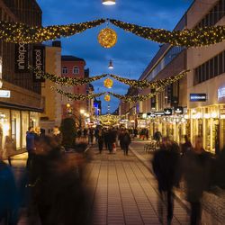 Lichtkonzepte Weihnachtsbeleuchtung Winterbeleuchtung MK-Illumination Uppsala Schweden