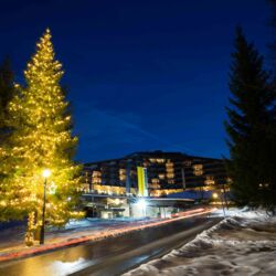 Lichtkonzepte Weihnachtsbeleuchtung Winterbeleuchtung Hotel Interalpen Seefeld Tirol