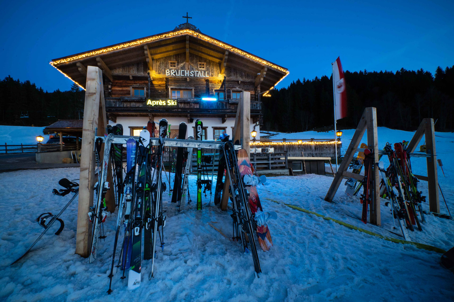 Lichtkonzepte Weihnachtsbeleuchtung Winterbeleuchtung Tourismus Verband Westendorf Hotel Bruchstall Westendorf Tirol